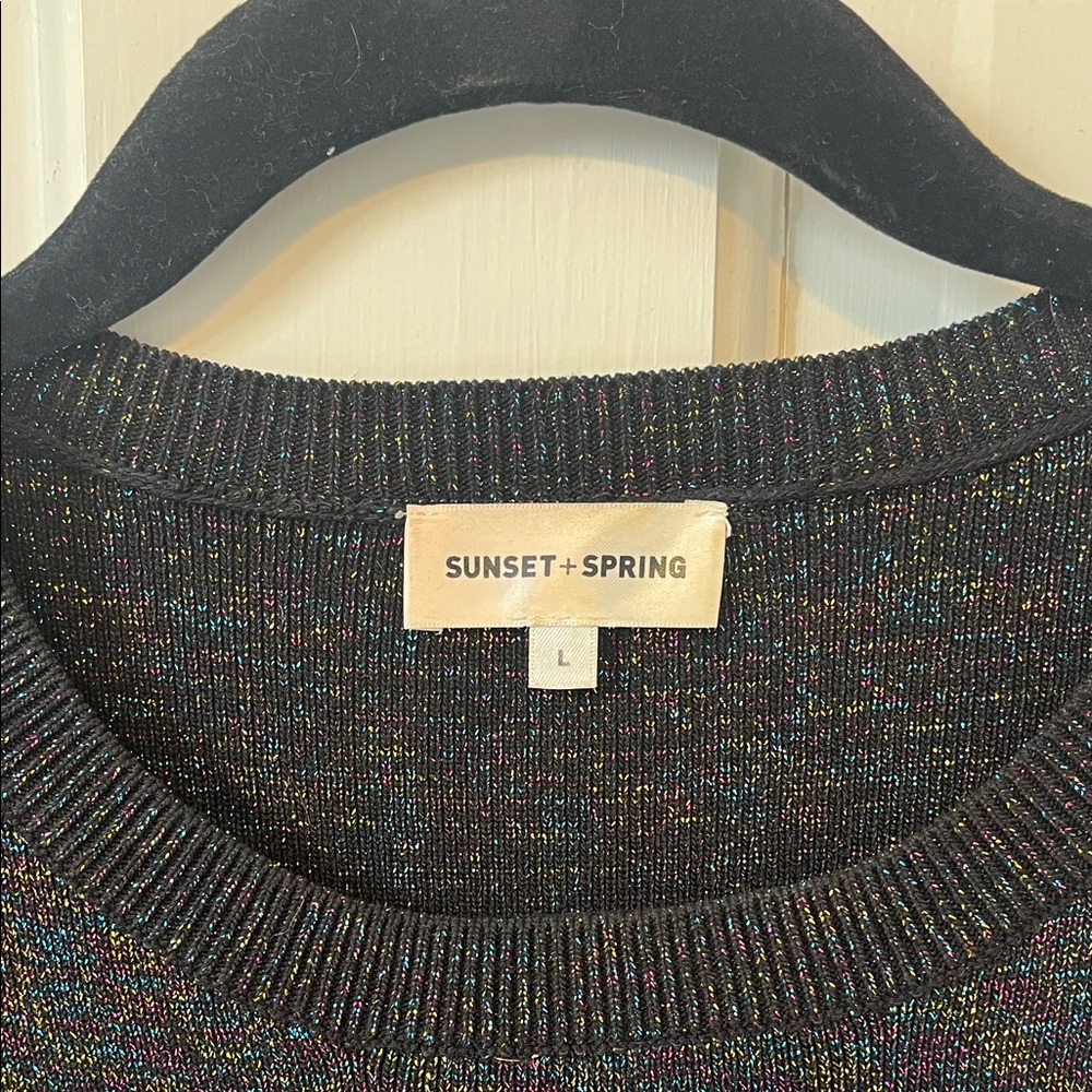 Sunset + Spring Elegant Cold Shoulder Ruffle Slee… - image 2